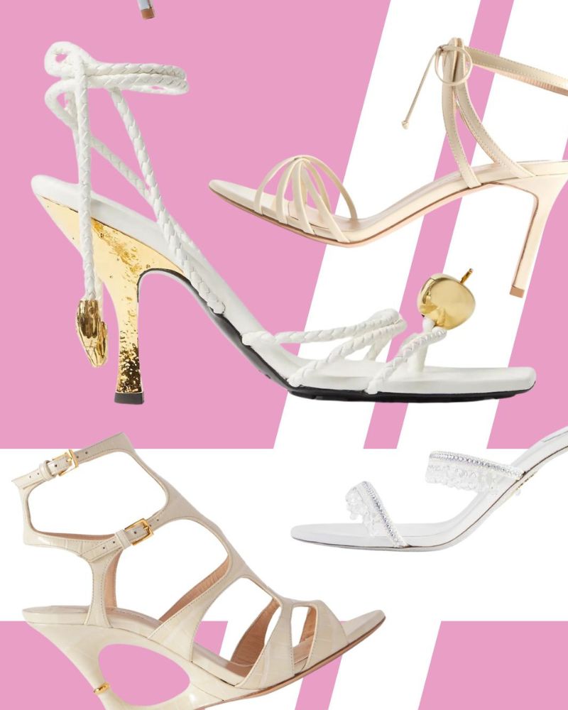 Bridal Shoes: Striking Strappy Heels!