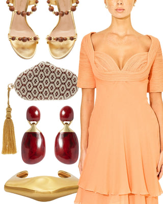 Styled Up! A Peachy '90s Valentino for Spring