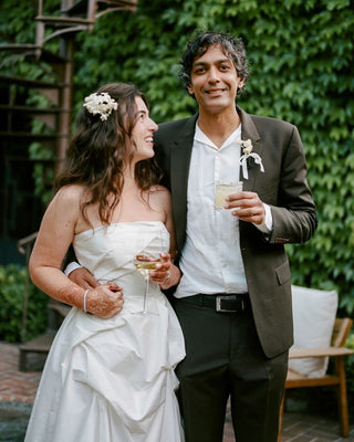 Vogue Weddings: Madeleine Kelley in 90s Max Mara from Happy Isles