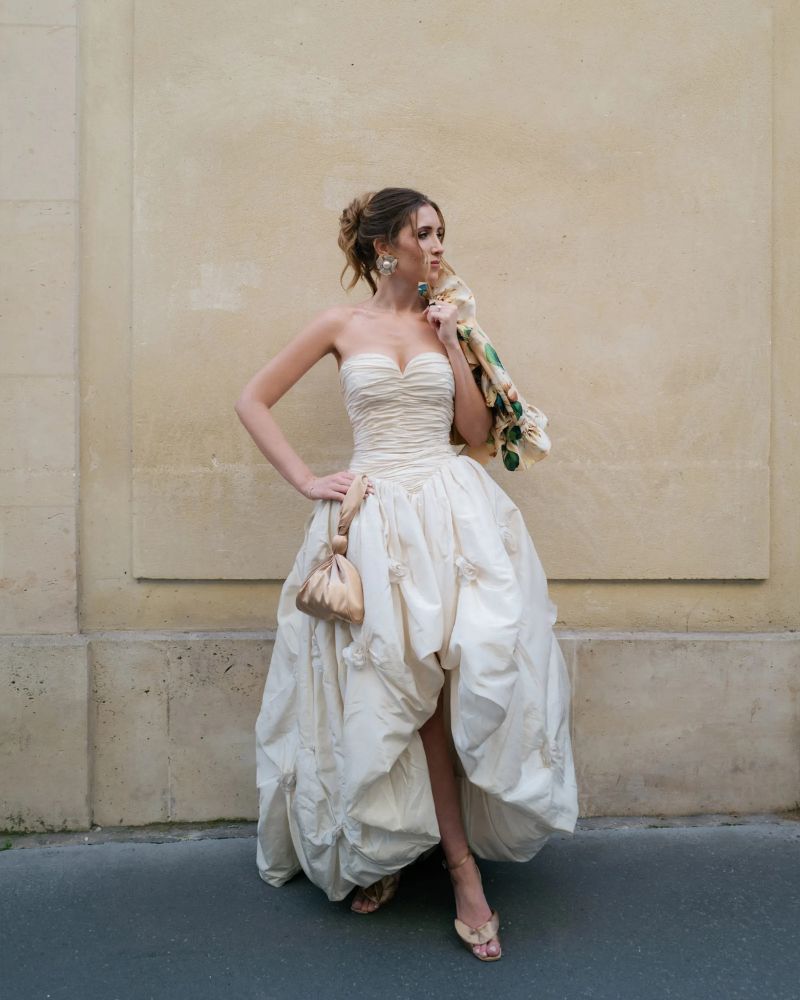 Vogue Weddings: Diana Rubin in 80s Azzaro from Happy Isles