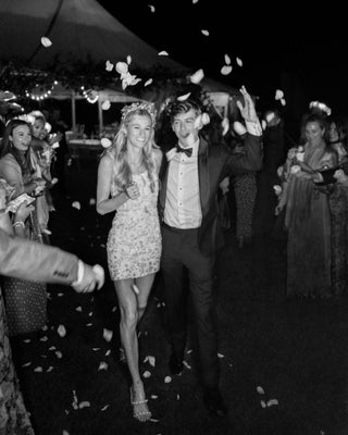 OTM Weddings: Arden Underwood in a '60s Beaded Beauty from Happy Isles