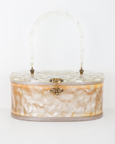 Clear Plastic Oval Purse
